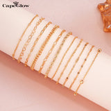 CapeGlow® Nandi – 11-Piece Chain Bracelet Set Capeglow