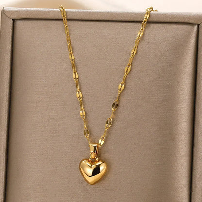 CapeGlow® Naledi Lulama – Sculpted Heart Pendant Necklace Capeglow