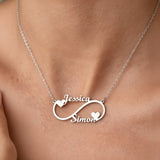Elegant "Infinity" Name Necklace: Symbol of Eternal Love and Unbreakable Bonds