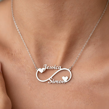 Elegant "Infinity" Name Necklace: Symbol of Eternal Love and Unbreakable Bonds