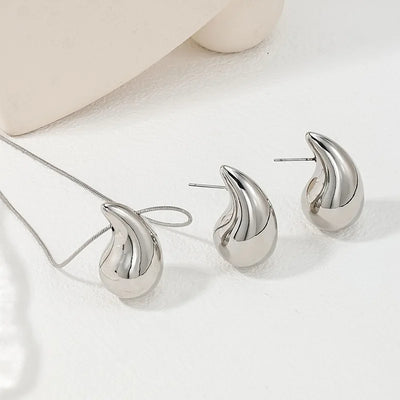 CapeGlow® Zola – Waterdrop Pendant Necklace & Earrings Set