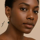 CapeGlow® Thando – Sapphire Illusion Charm Earrings💙 Capeglow