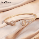 CapeGlow® Thuli – Geometric Gold Cuff Bangle ✨ Capeglow