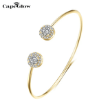 CapeGlow® Thuli – Geometric Gold Cuff Bangle ✨ Capeglow