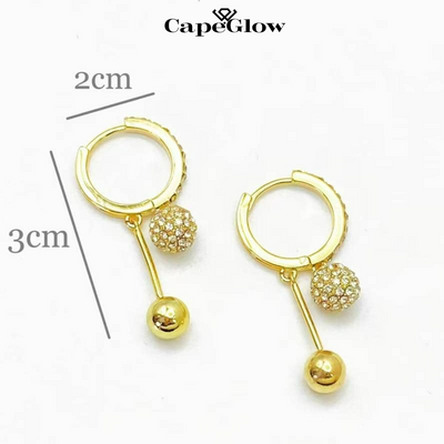 CapeGlow® Nkosazana – Infinity Earrings ∞