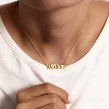 CapeGlow® Elegant "Wonderful" Personalized Name Necklace - Custom Stainless Steel Jewelry