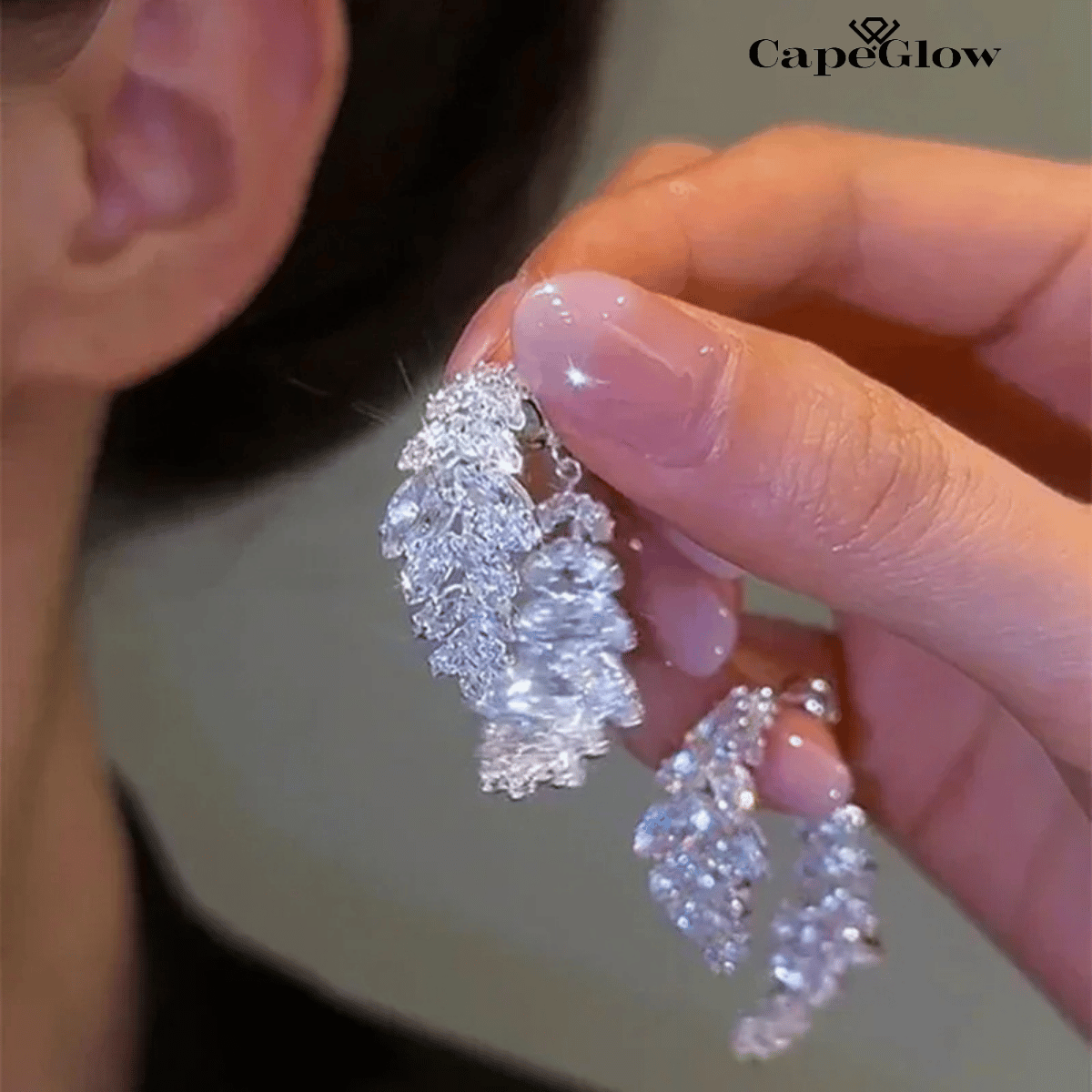 CapeGlow® Ayanda – Sparkling Wheat Drop Earrings