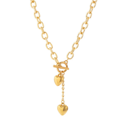 CapeGlow® Nandi – Triple Heart Statement Necklace✨ Capeglow