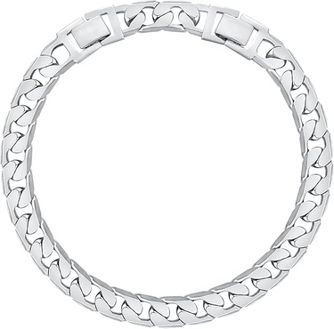 2pc 14k Gold Plated Chunky Link Anklet Set - Brick & Flat Cuban Styles