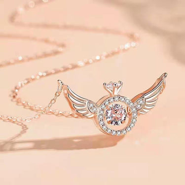 CapeGlow® Serapha – Elegant Angel Wings Necklace Capeglow