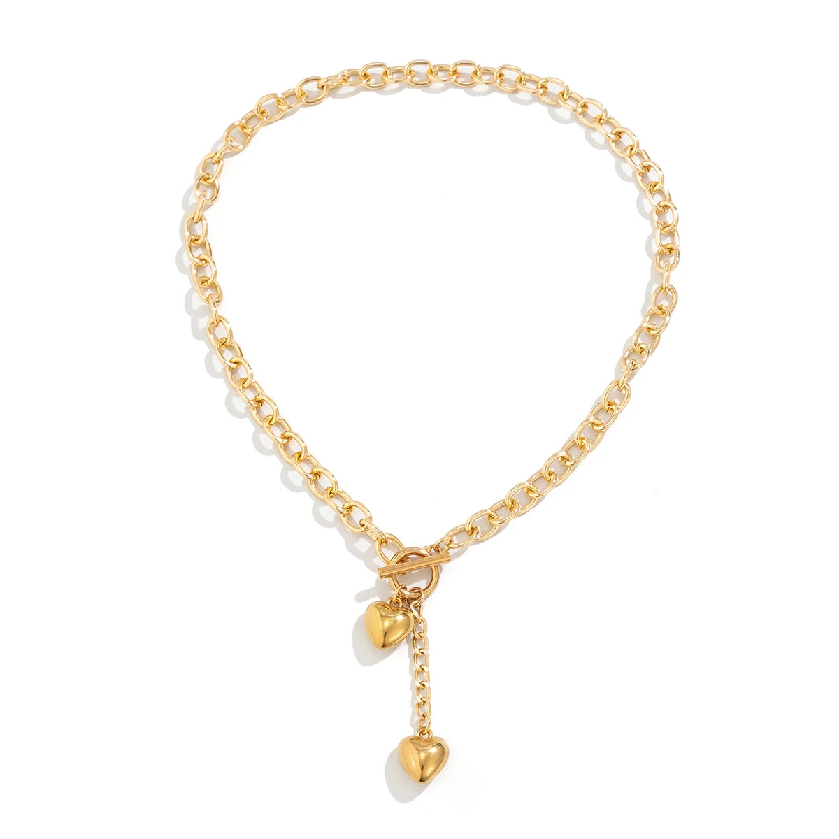 CapeGlow® Nandi – Triple Heart Statement Necklace✨ Capeglow