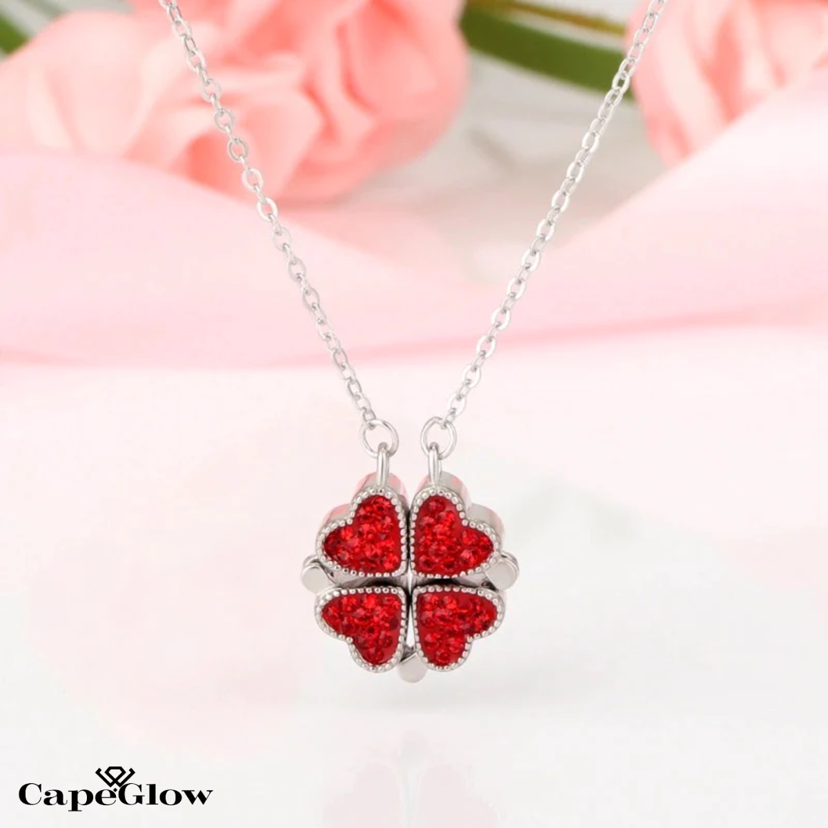CapeGlow® Lerato – Iconic Clover Necklace Celebrate Love, Luck, and Individuality