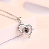 CapeGlow® Esona – 100 Languages Hidden Love Projection Necklace Capeglow