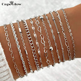 CapeGlow® Nandi – 11-Piece Chain Bracelet Set Capeglow