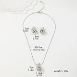 CapeGlow® Zola – Waterdrop Pendant Necklace & Earrings Set Capeglow