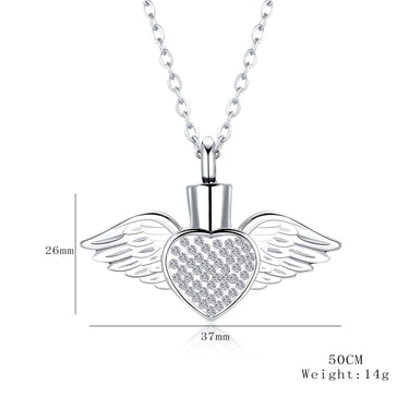 CapeGlow® Eternal Wings Memorial Necklace