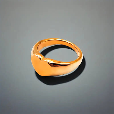 CapeGlow® Litha Inaya – Minimalist Heart Ring
