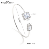 CapeGlow® Thuli – Geometric Gold Cuff Bangle ✨ Capeglow