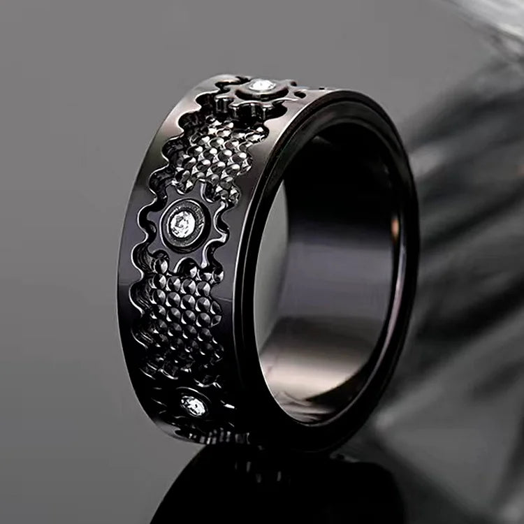 CapeGlow® Kaelo Luxe – Spinner Gear Ring