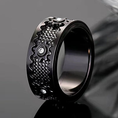 CapeGlow® Kaelo Luxe – Spinner Gear Ring