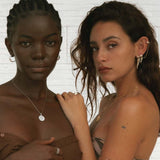 Elegant Rio Stacked Triple Hoop Illusion Earrings in 14k Gold Vermeil & Sterling Silver