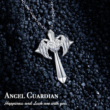 CapeGlow® Ziyanda – Angel Wings Cross Necklace Capeglow
