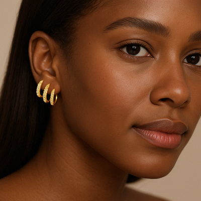 CapeGlow® Amara – S925 Multi-Claw Illusion Earrings
