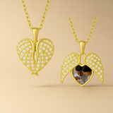 CapeGlow® My Angel Wing Personalized Photo Necklace Capeglow