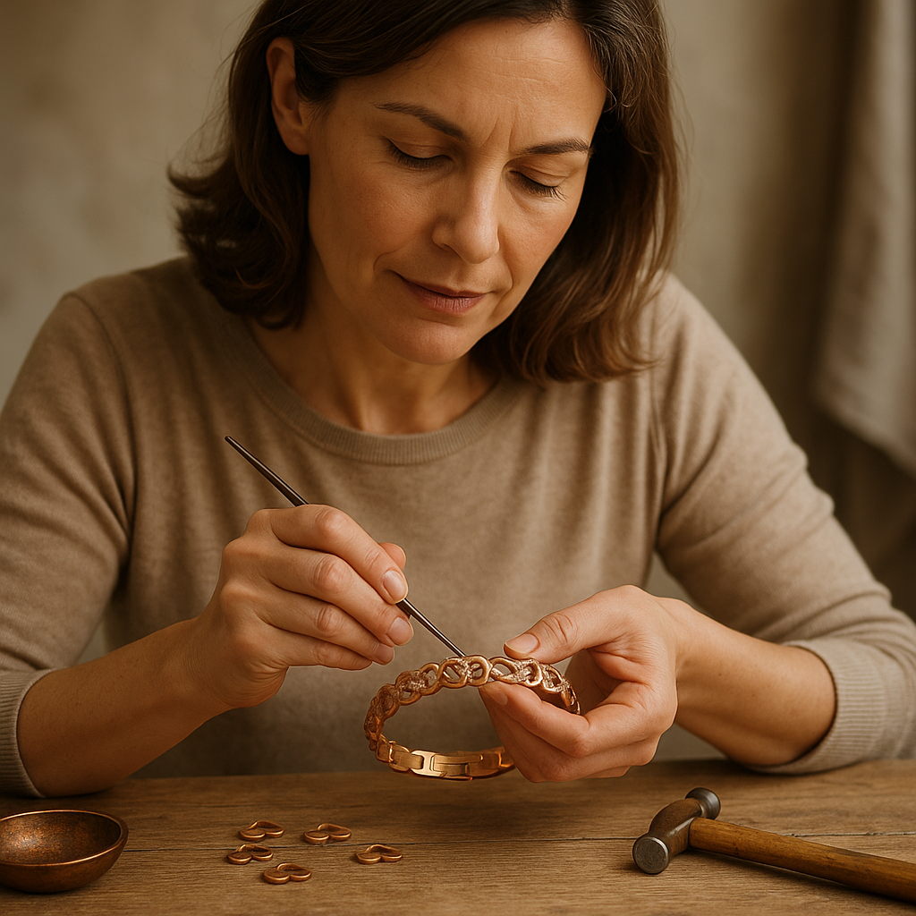 CapeGlow® LumaCraft® Pure Copper Bracelet Four-Leaf Harmony (Women)