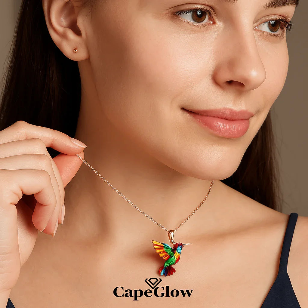 Capeglow® Thandi – Elegant Hummingbird Necklace Capeglow