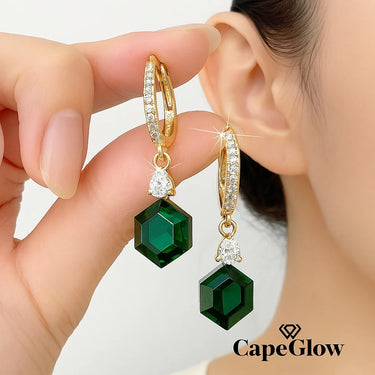 CapeGlow® Thando – Sapphire Illusion Charm Earrings💙 Capeglow