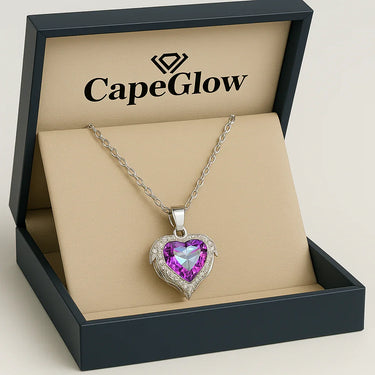 CapeGlow® Lindiwe – Golden Heart Pendant Necklace Capeglow