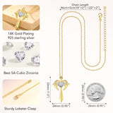 CapeGlow® Ziyanda – Angel Wings Cross Necklace Capeglow