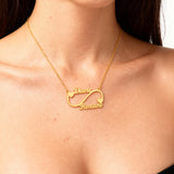 Elegant "Infinity" Name Necklace: Symbol of Eternal Love and Unbreakable Bonds