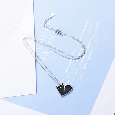 Luna’s Grace — Sterling Cat Pendant