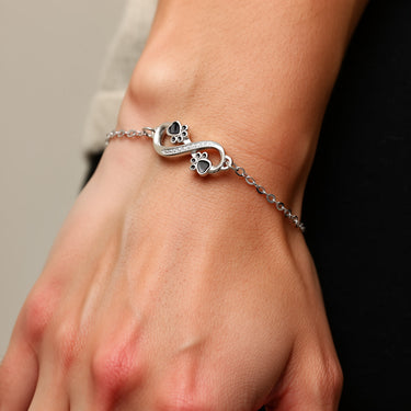 Pawprint Whisper — Adjustable Bracelet