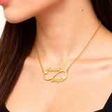 Elegant "Infinity" Name Necklace: Symbol of Eternal Love and Unbreakable Bonds