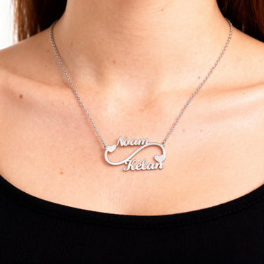 Elegant "Infinity" Name Necklace: Symbol of Eternal Love and Unbreakable Bonds