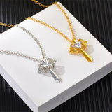 CapeGlow® Ziyanda – Angel Wings Cross Necklace Capeglow