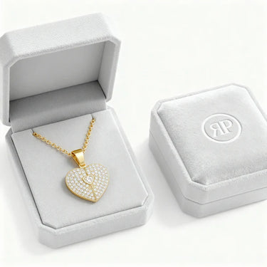 CapeGlow® Golden Heart Wings – Personalized Name & Date Angel Necklace