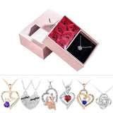 CapeGlow® Ama – Heart Crystal Necklace Gift Box Capeglow