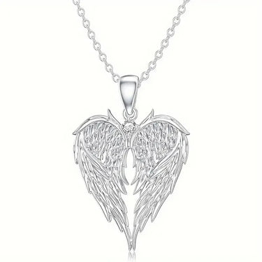 CapeGlow® Crystal Guardian Wings Necklace