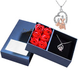 CapeGlow® Ama – Heart Crystal Necklace Gift Box Capeglow