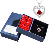 CapeGlow® Ama – Heart Crystal Necklace Gift Box Capeglow