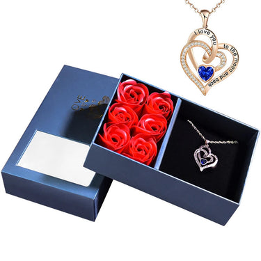 CapeGlow® Ama – Heart Crystal Necklace Gift Box Capeglow
