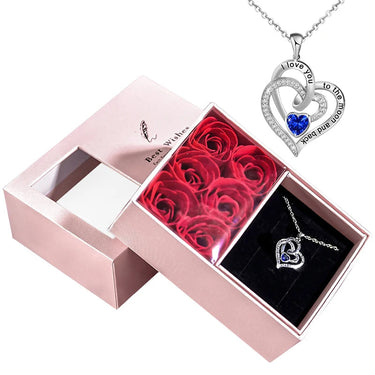 CapeGlow® Ama – Heart Crystal Necklace Gift Box Capeglow