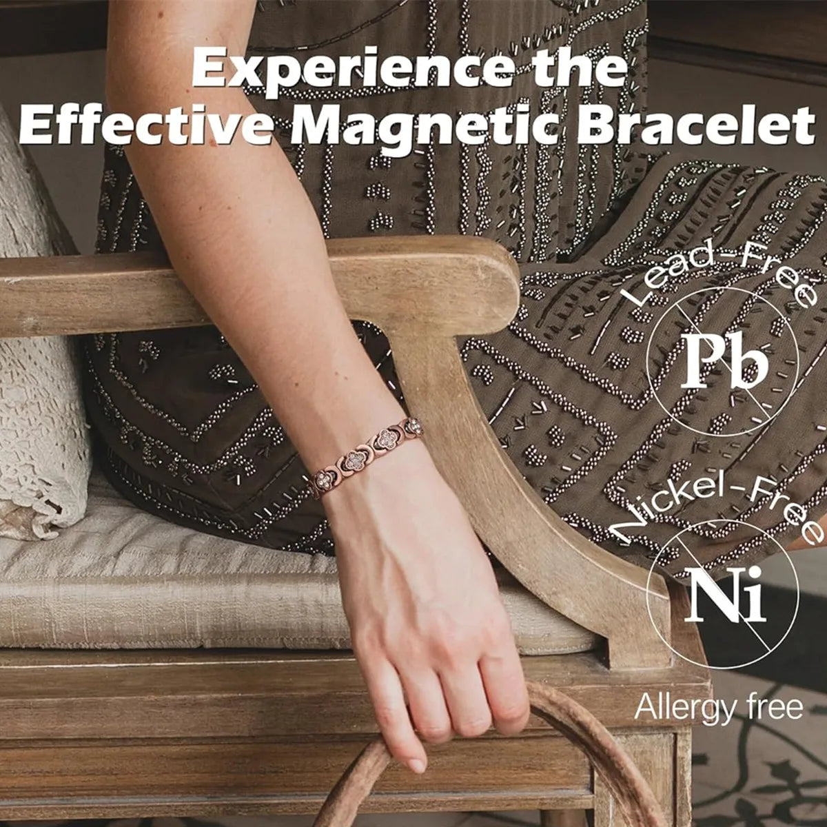 CapeGlow® LumaCraft® Pure Copper Bracelet Four-Leaf Harmony (Women)