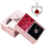 CapeGlow® Ama – Heart Crystal Necklace Gift Box Capeglow
