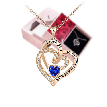 CapeGlow® Ama – Heart Crystal Necklace Gift Box Capeglow