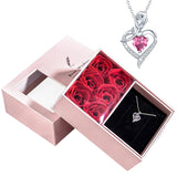 CapeGlow® Ama – Heart Crystal Necklace Gift Box Capeglow